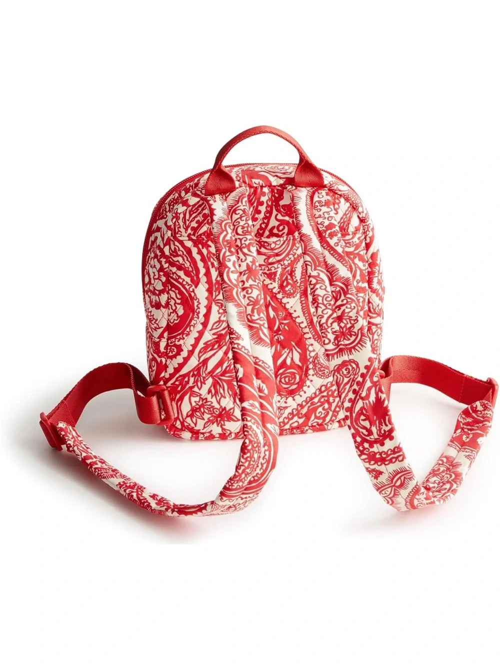 Vera Bradley NWT Red and White Paisley Backpack